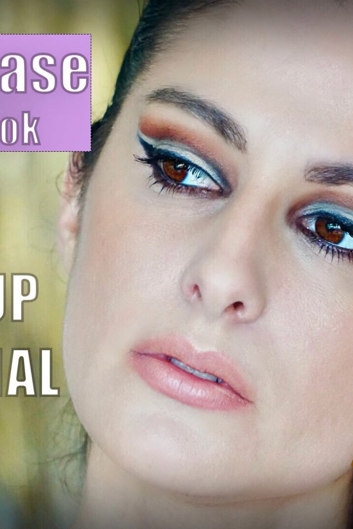 Cut crease Glam makeup tutorial 