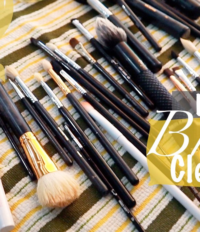 HOW I CLEAN MY BRUSHES, WITH HOUSEHOLD PRODUCTS! NO SMELLY CHEMICALS 🙌