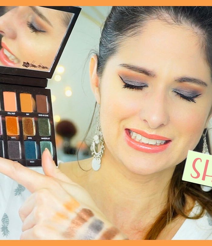 PICK FOUR CLOSED EYES CHALLENGE | URBAN DECAY BORN TO RUN PALETTE!