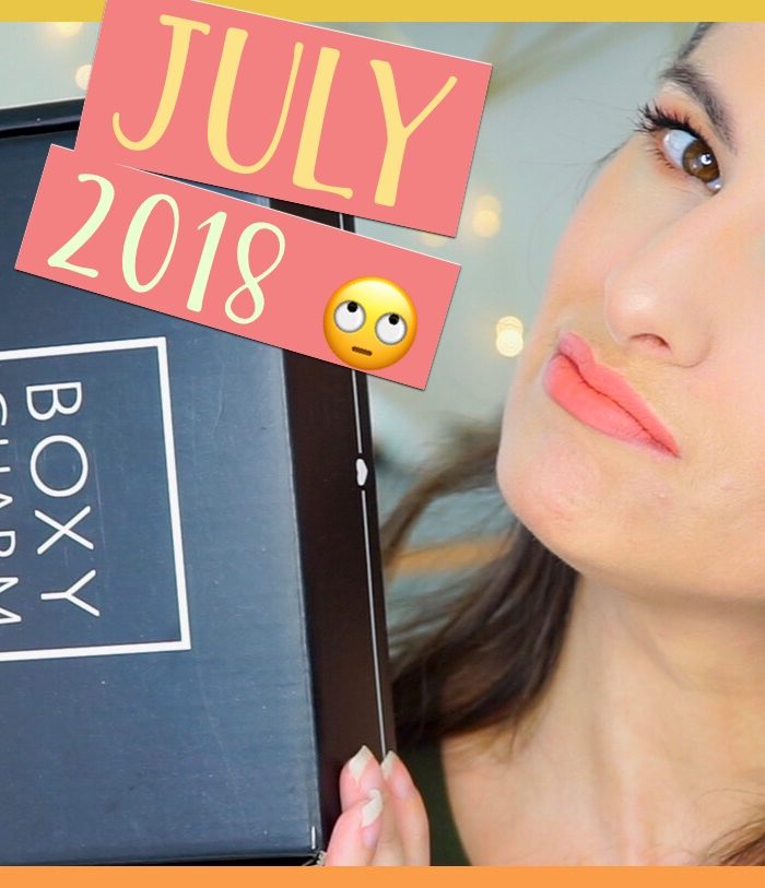 JULY 2018 BOXYCHARM | UNBOXING | TRY ON | GIVEAWAY!