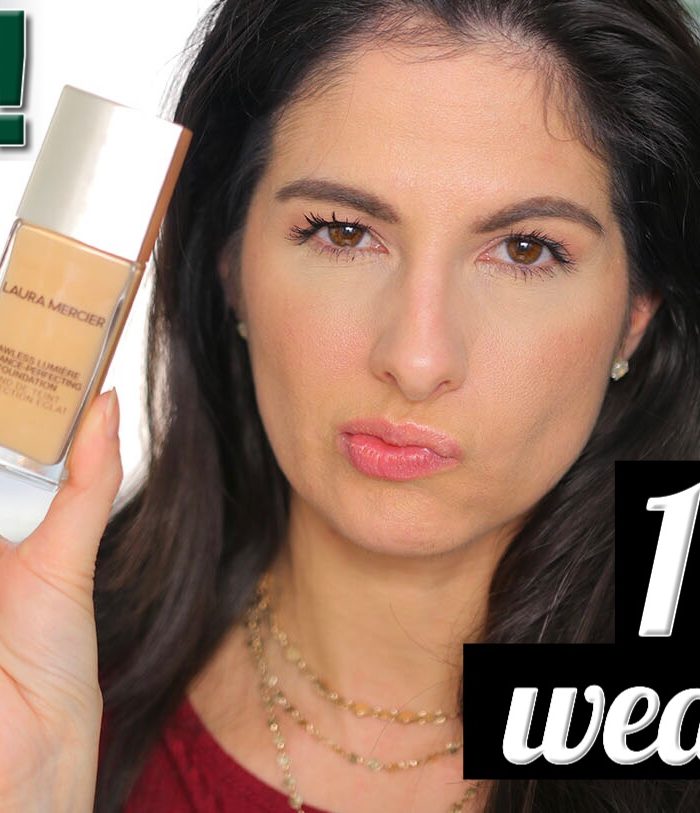 NEW LAURA MERCIER FLAWLESS LUMIERE RADIANCE PERFECTING FOUNDATION | REVIEW AND 10 HR WEAR TEST!