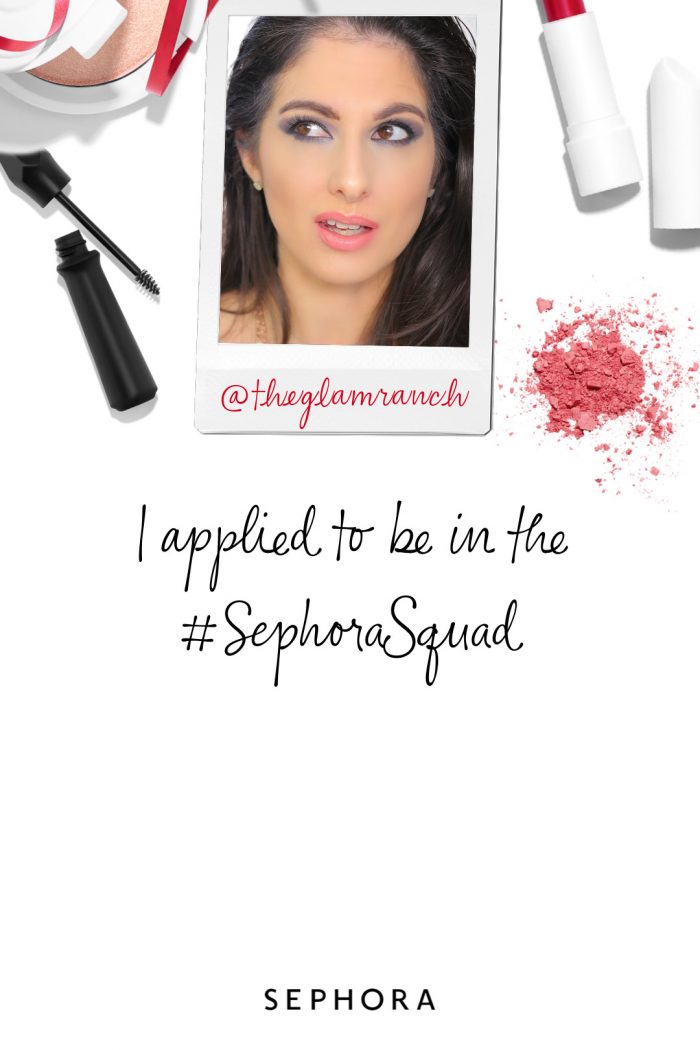 Help me out with my Sephora Squad Application?